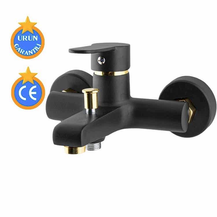 CMS Cms Troy Siyah Banyo Bataryası Aç Kapa Duş Bataryası