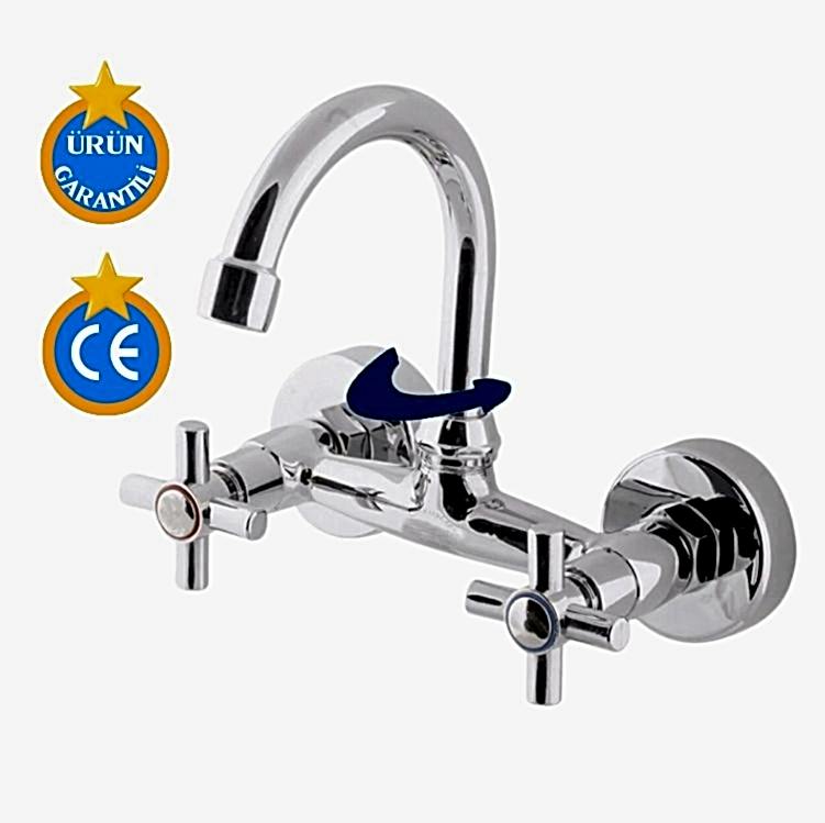 CMS Koç Duvardan Döner Borulu Lavabo Bataryası  Aç Kapa 